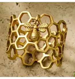 Bee Charmed Honeycomb Ring