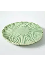 Ceramic Incense Holder Lily Pad, India