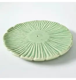 Ceramic Incense Holder Lily Pad, India