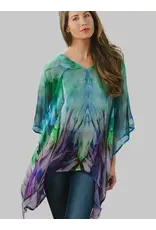 Kumari Cupro Tops, Emerald & Amethyst, India