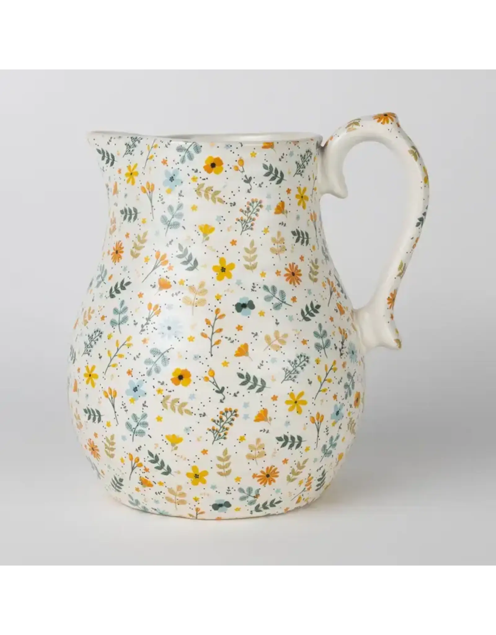 Tula Floral Ceramic Pitcher