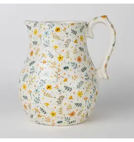 Tula Floral Ceramic Pitcher