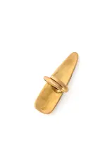 Kenyan Copper and Brass Shield Ring - Adjustable