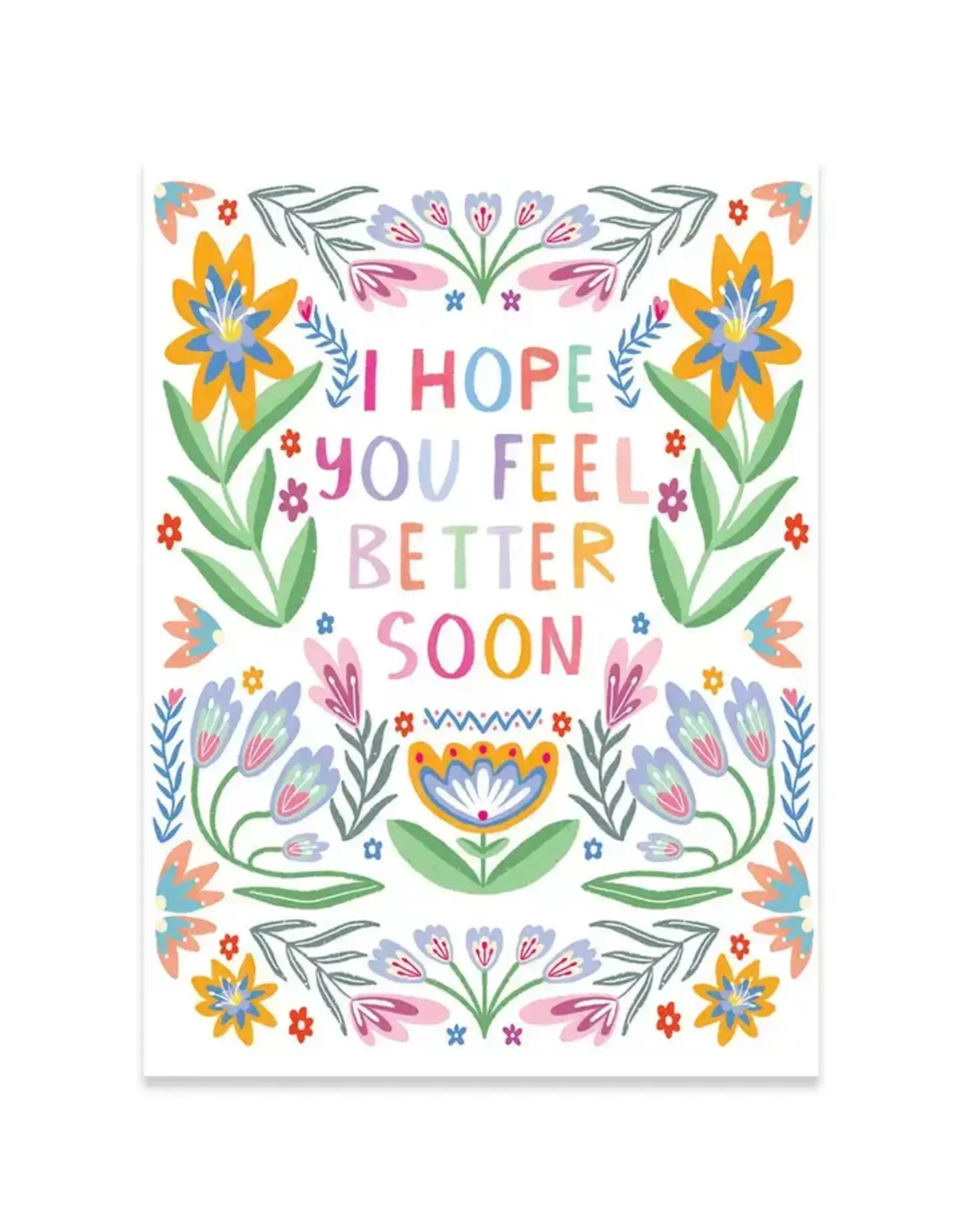 Feel Better Soon Get Well Greeting Card