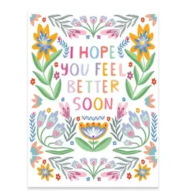 Feel Better Soon Get Well Greeting Card
