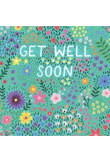 Floral Get Well Soon Get Well Greeting Card