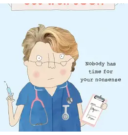 Nonsense Get Well Greeting Card