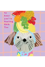 Shih Tzu Get Well Greeting Card