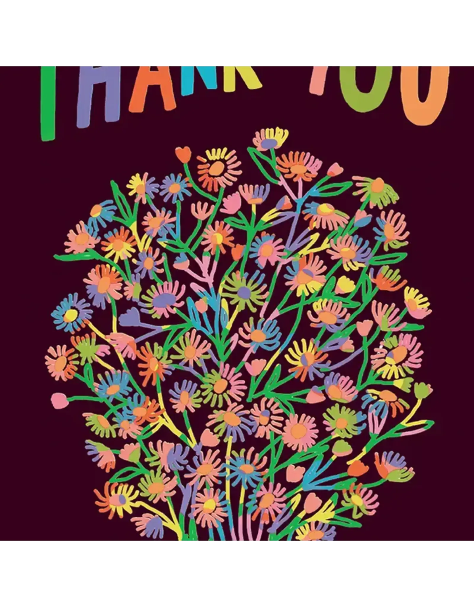 Thank You Flowers Thank You Greeting Card