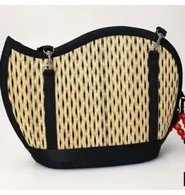 Trade roots Asymmetrical Kiri Wave Purse | Black Speckled