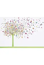 Tree of Butterflies Note Cards