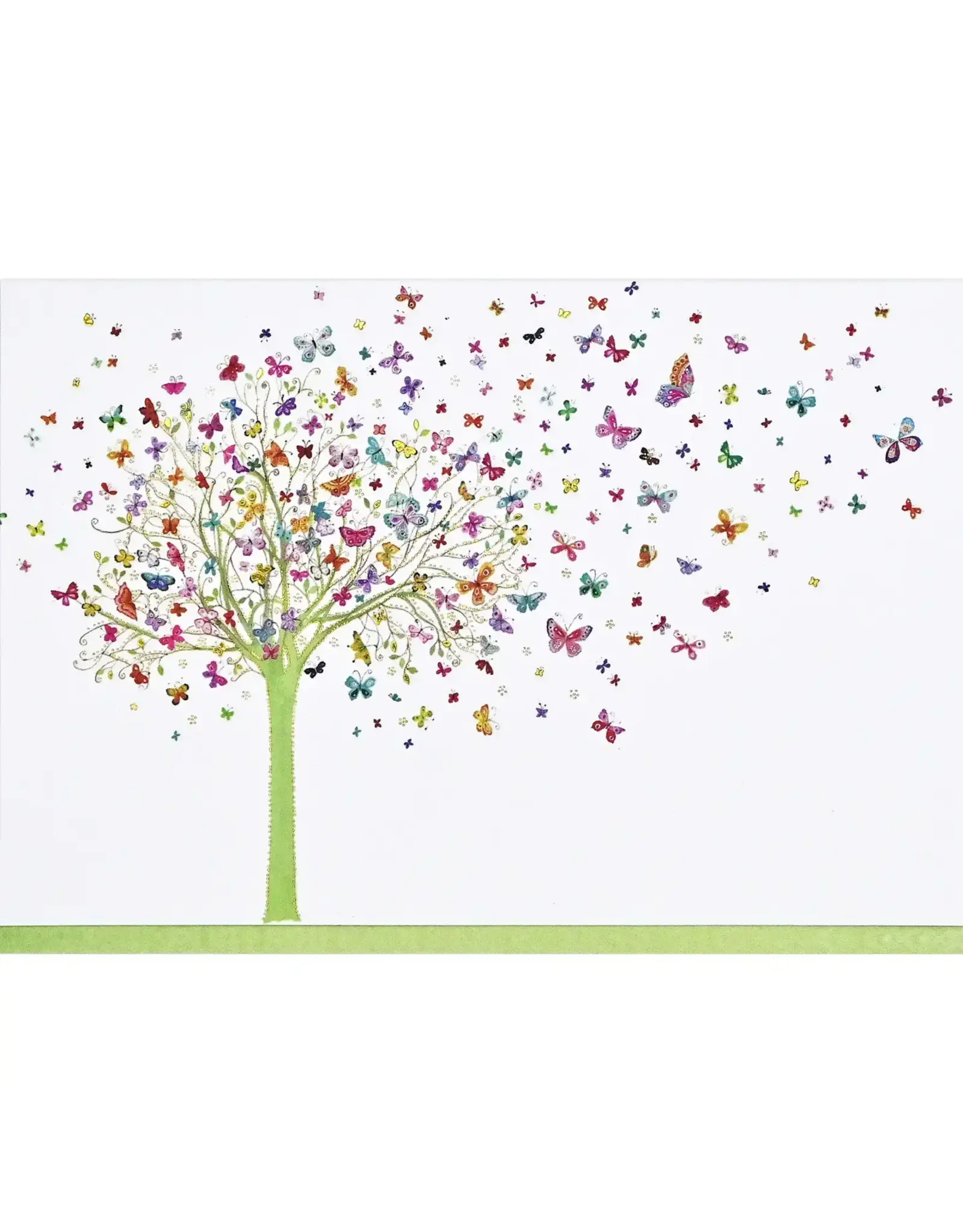 Tree of Butterflies Note Cards