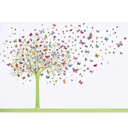 Tree of Butterflies Note Cards