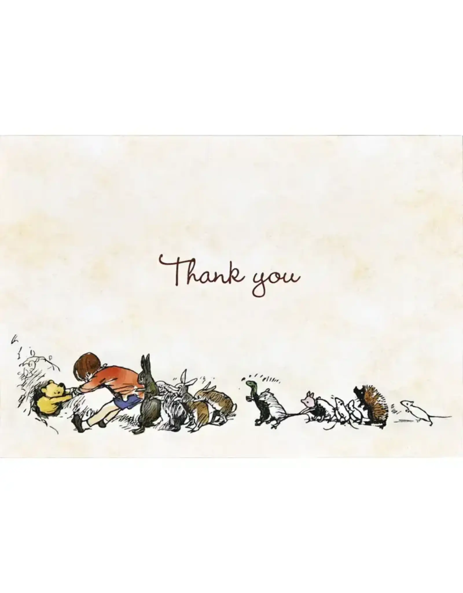 Pooh Bear Thank You Notes