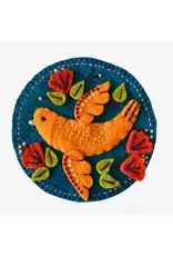 Felt Trivet, Birds, Nepal