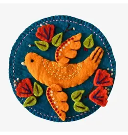 Felt Trivet, Birds, Nepal