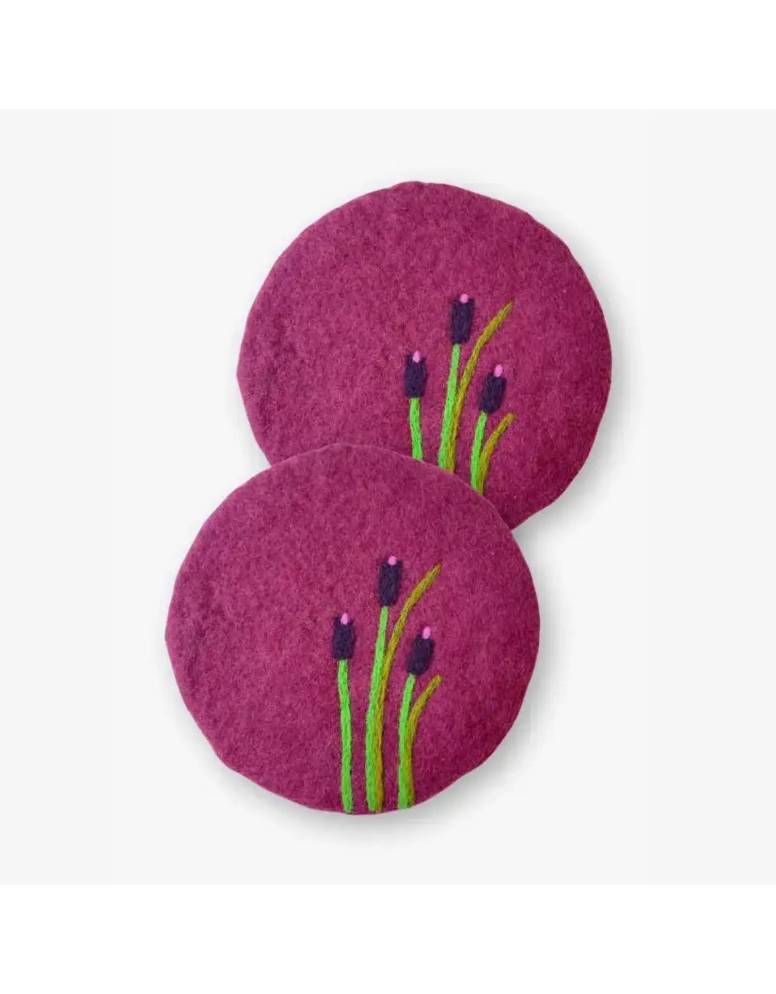Felt Trivet, Cattails, Nepal