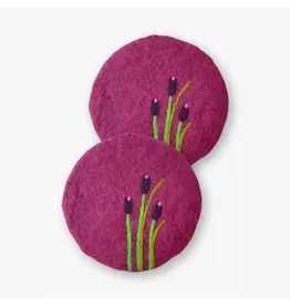 Felt Trivet, Cattails, Nepal