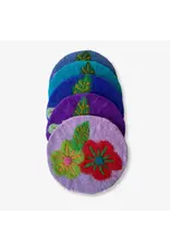 Felt Round Trivets, Assorted Patterns
