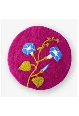 Felt Round Trivets, Assorted Patterns