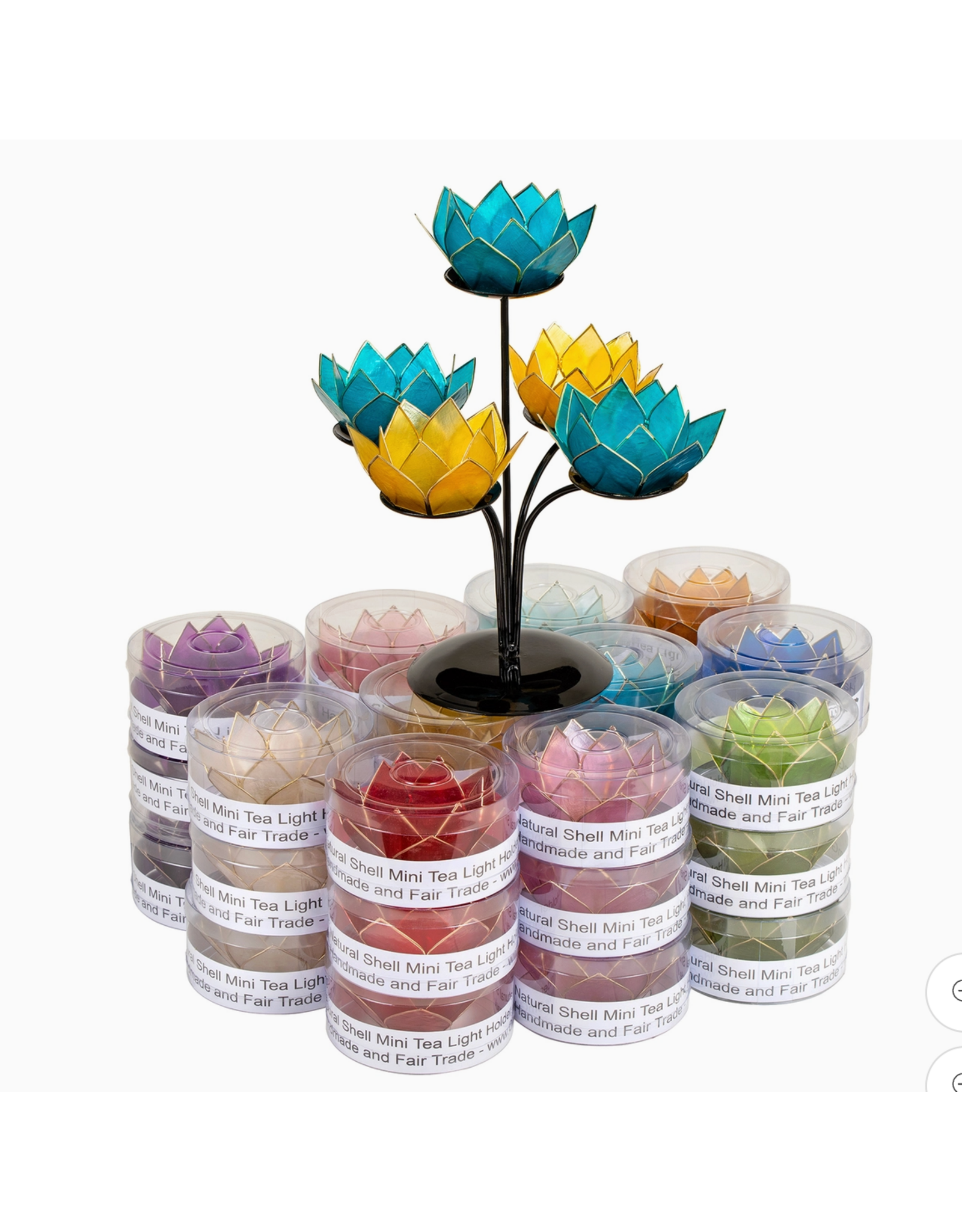 Trade roots Large Lotus Tea Light, Philippines