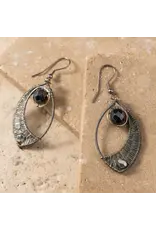 Ojo Silver Wire Wrapped Earrings