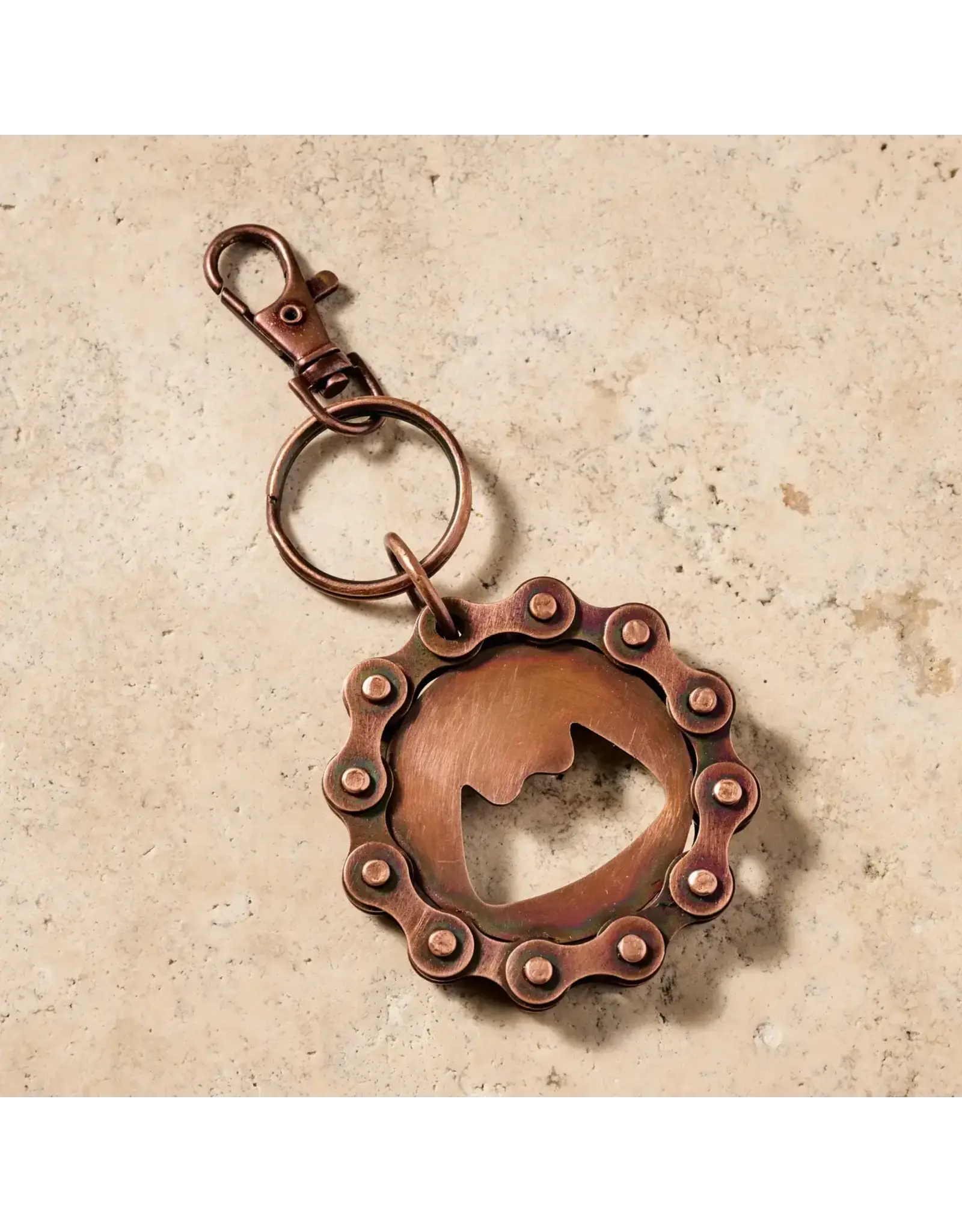 Bike Chain Bottle Opener Key Clasp