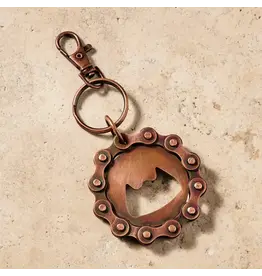 Bike Chain Bottle Opener Key Clasp