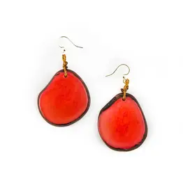 Trade roots Amigas Tagua Earrings, Ecuador