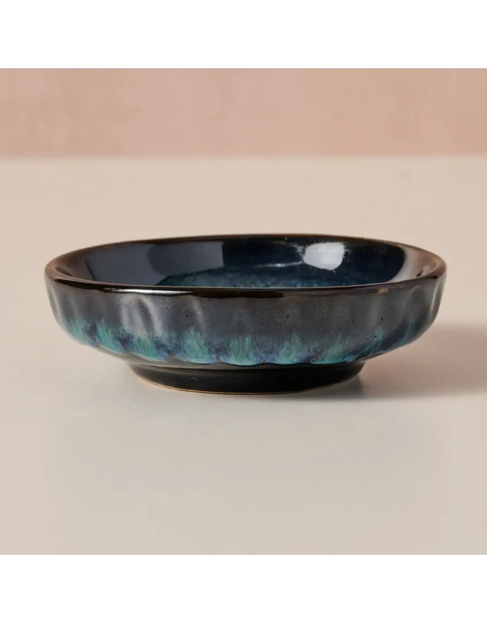 Tron Drip Glaze Olive Oil Dish