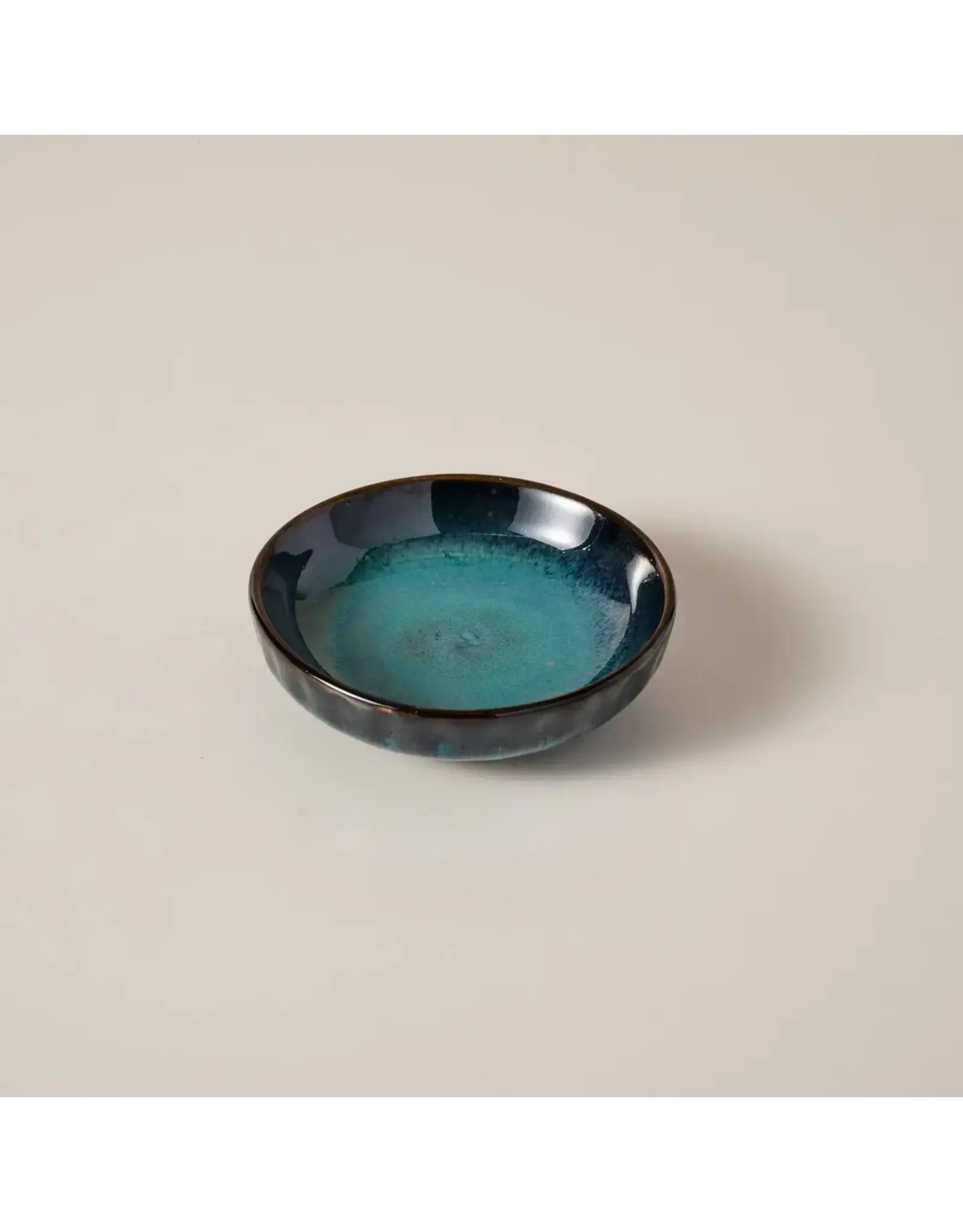 Tron Drip Glaze Olive Oil Dish