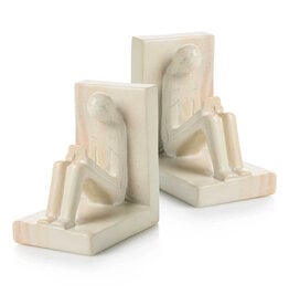Reader Soapstone Bookends, Kenya