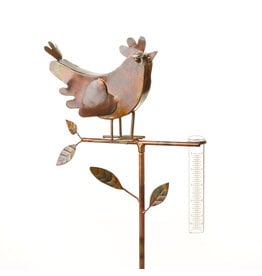 Rooster Rain Gauge Stake, India