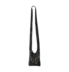 Stonewashed Cotton Butterfly Crossbody Sling Bag