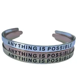 Assorted Word Bracelets, Brass and Silver
