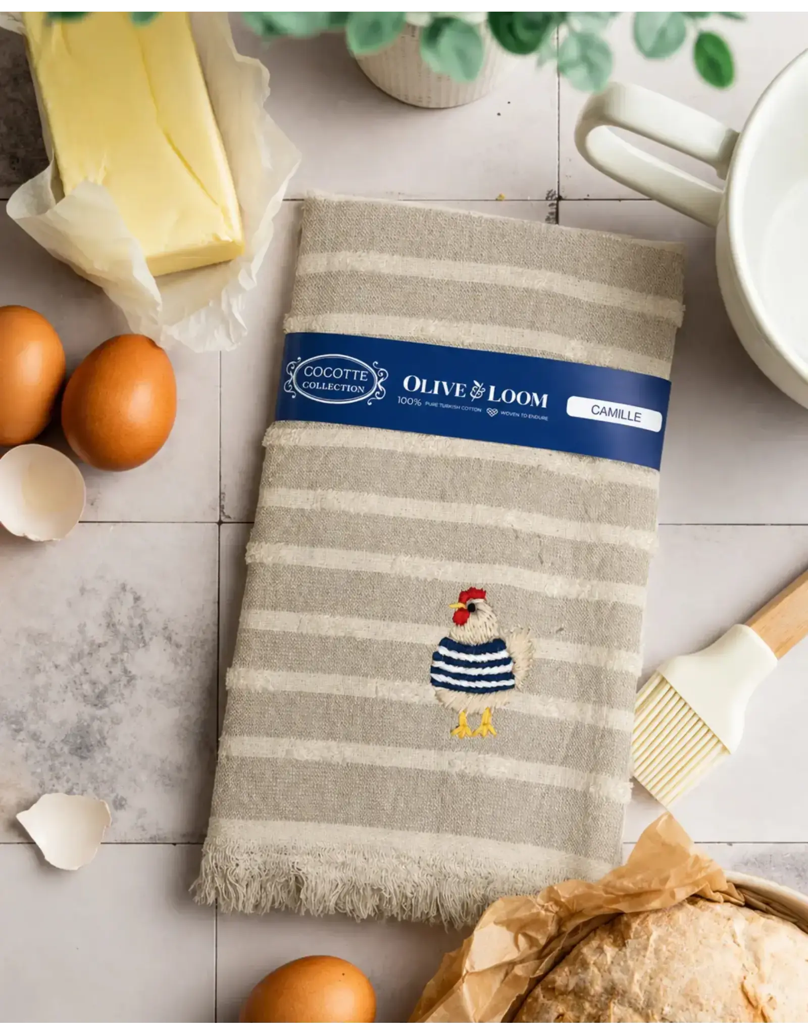 Cocotte Collection Kitchen Towels, Turkey