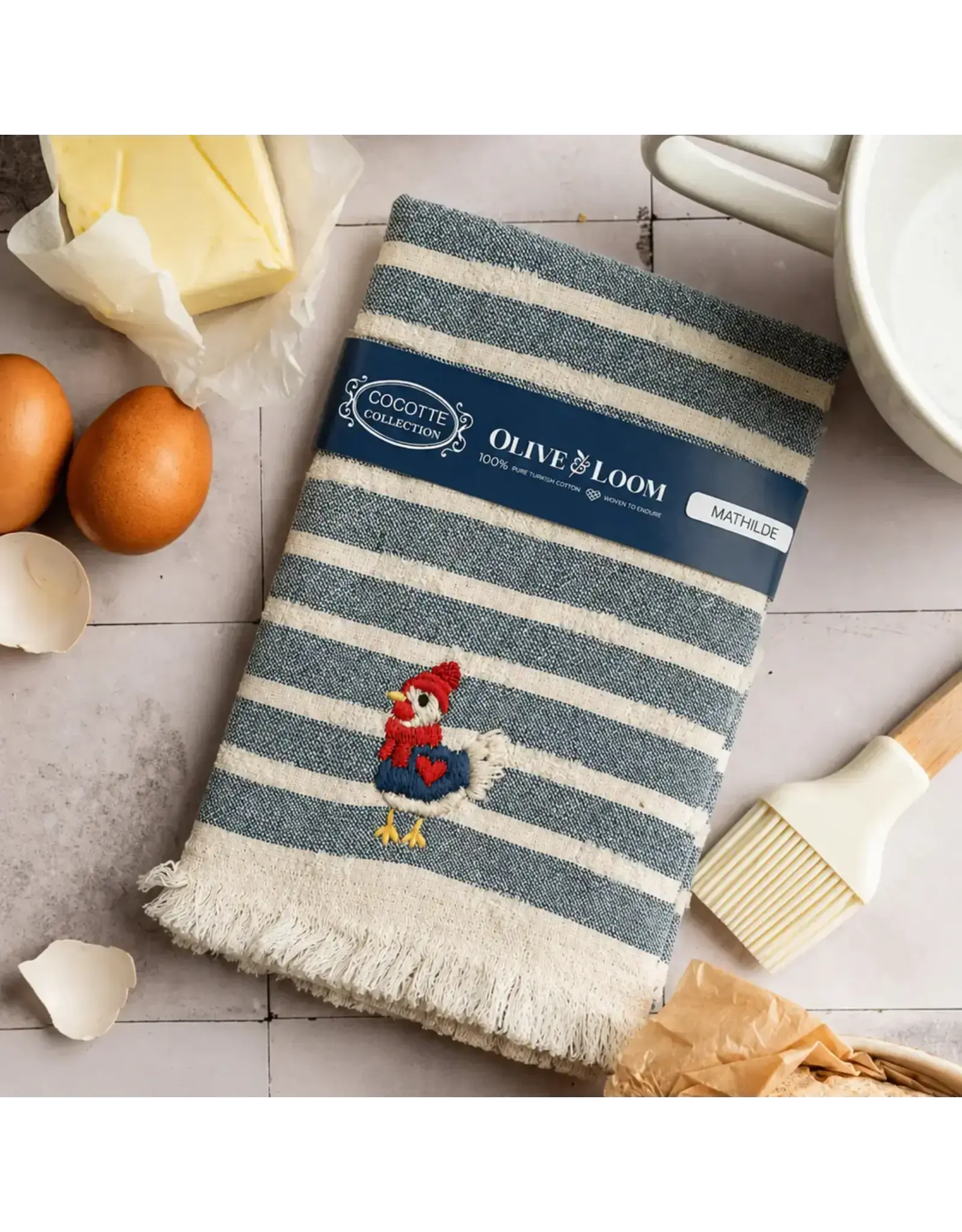 Cocotte Collection Kitchen Towels, Turkey