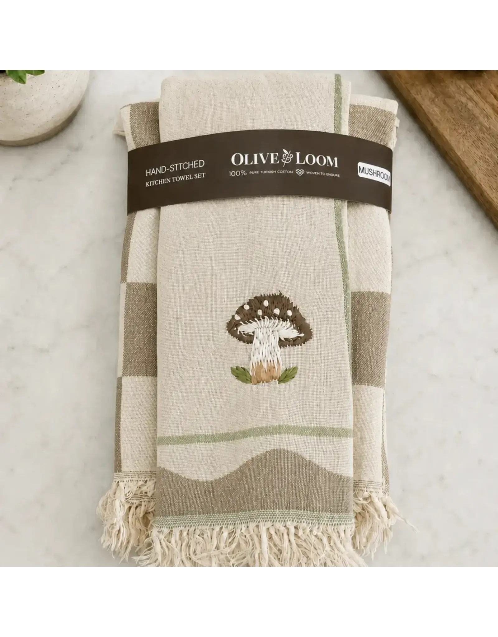 Hand Stitched Kitchen Towels, Turkey