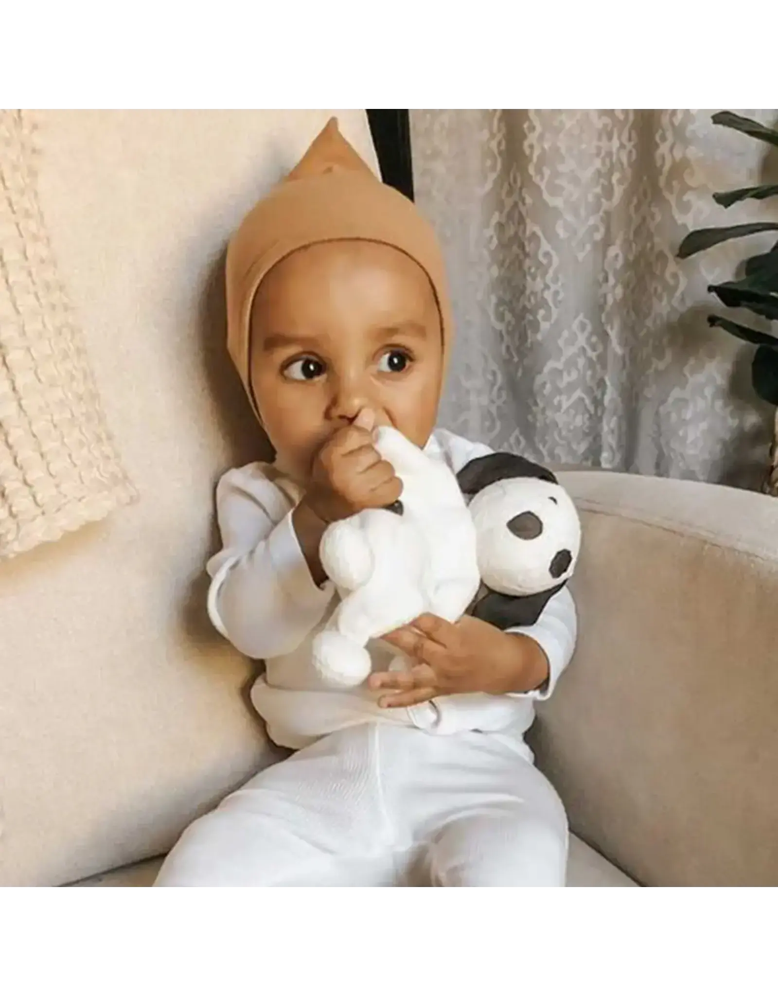 Dog  Soft Lovey Toy, 100% Organic Cotton, Egypt