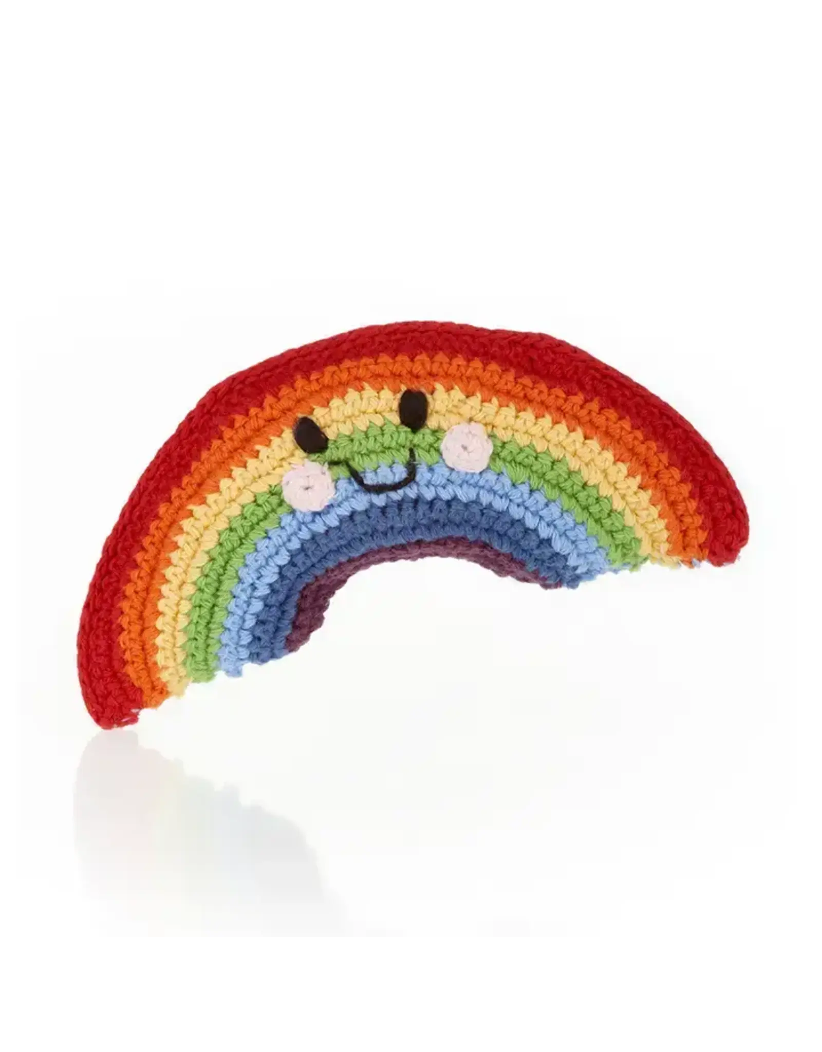 Rainbow Rattle – Organic Cotton Baby Toy, Bangladesh