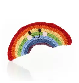 Rainbow Rattle – Organic Cotton Baby Toy, Bangladesh