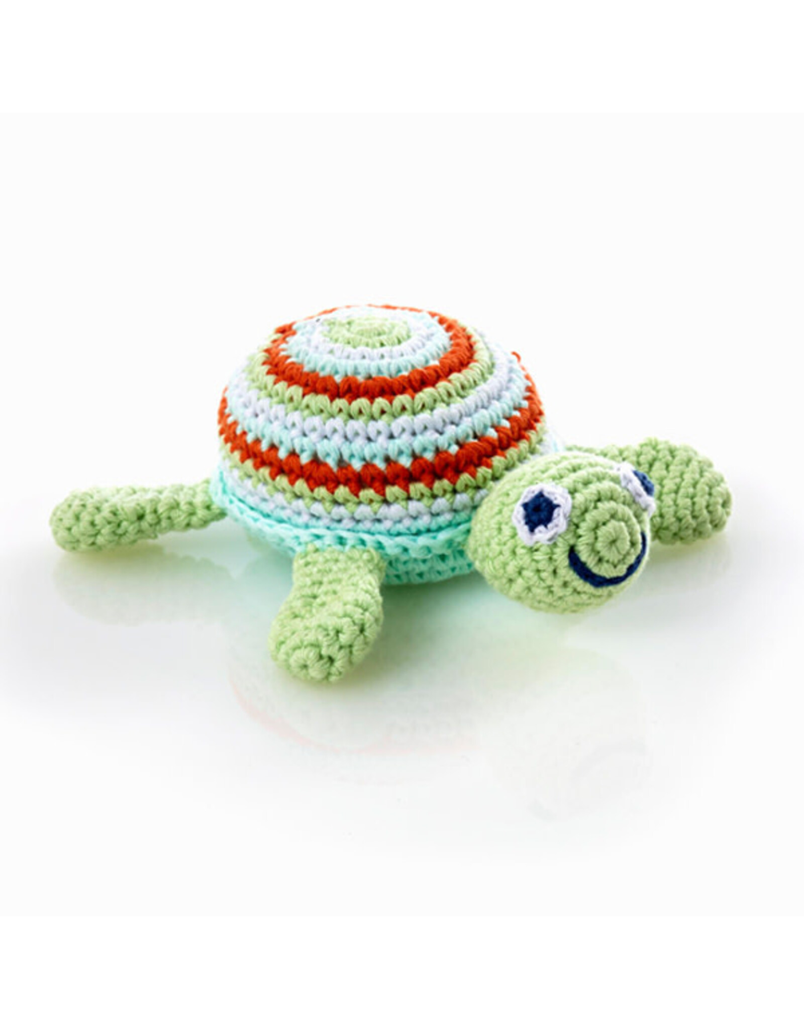 Sea Turtle Rattle, Green or Pink