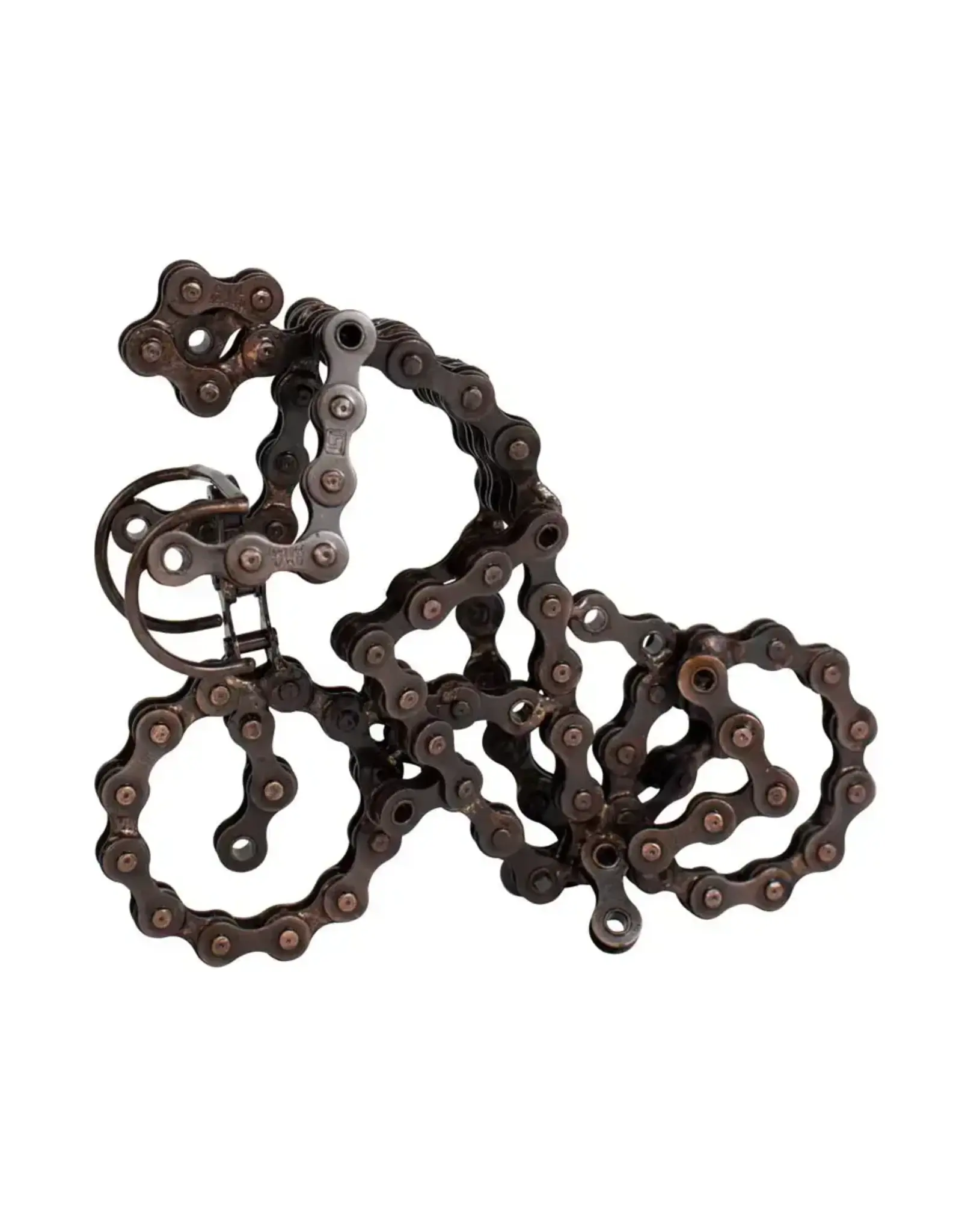 Recycled Bike Chain Sculpture