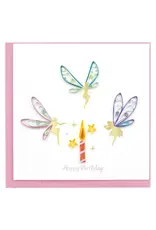 Trade roots Birthday Fairies Quilling Card