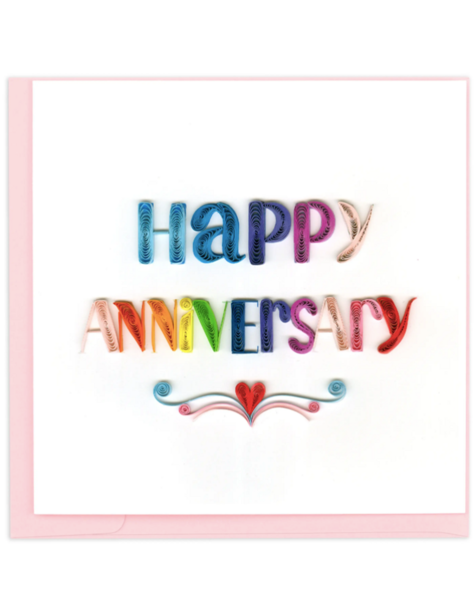 Trade roots Happy Anniversary, Quilling Card, Vietnam