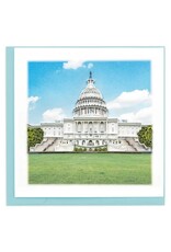 Trade roots Capitol Building Quilling Card