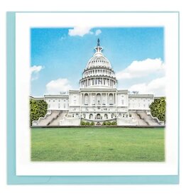 Trade roots Capitol Building Quilling Card