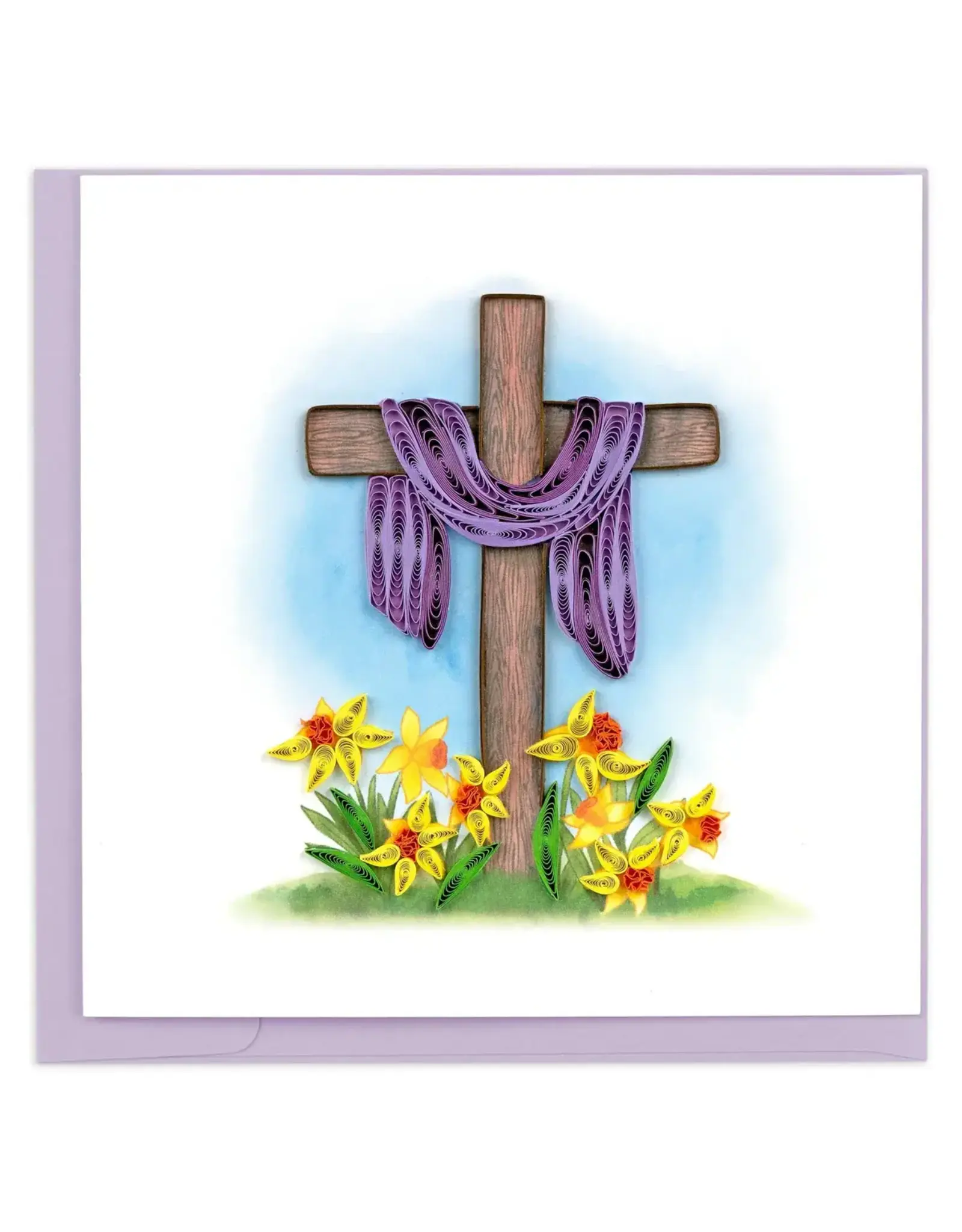 Easter Cross Quill Card