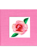 Trade roots pink rose sticky note Post it pad cover