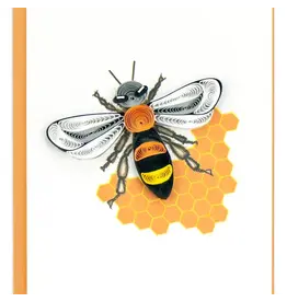 Vietnam,  Quill Enclosure Cards Honey Bee